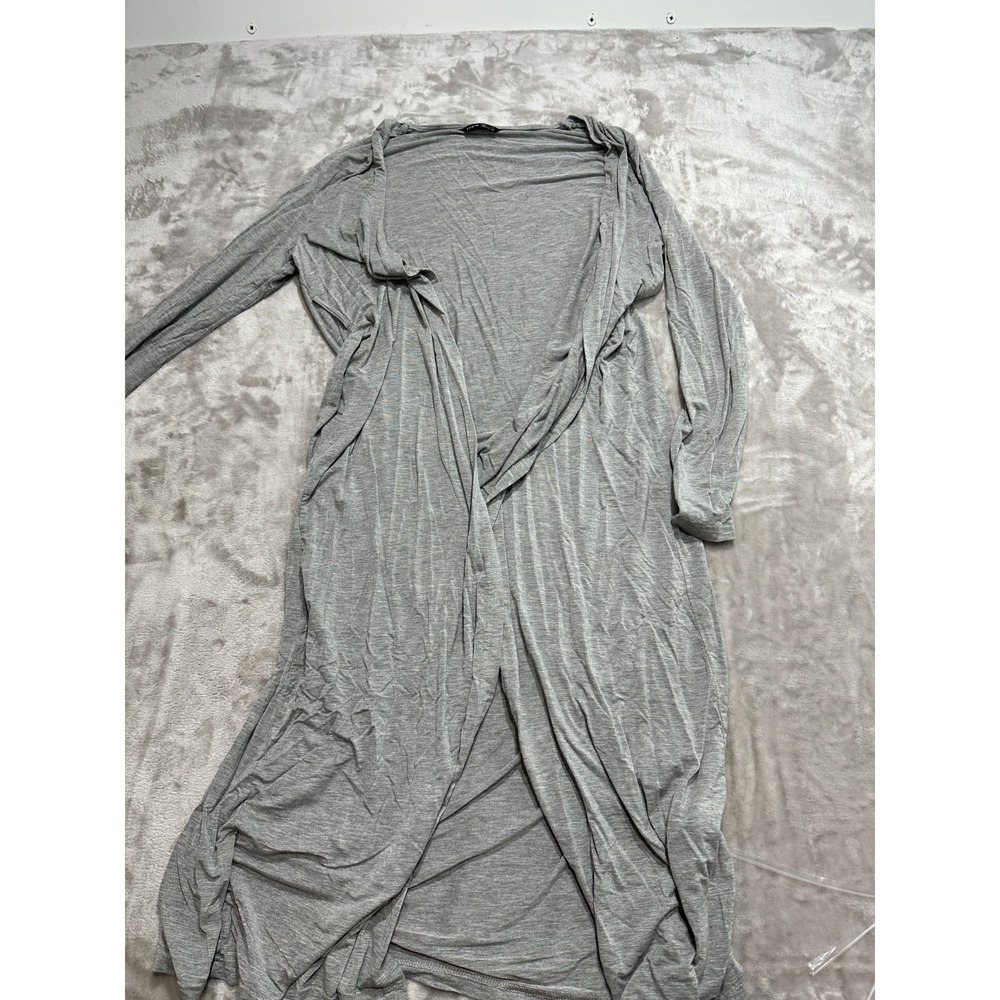 Shein Long Cardigan Lightweight Women's Size Small Gray Long‎ Sleeve